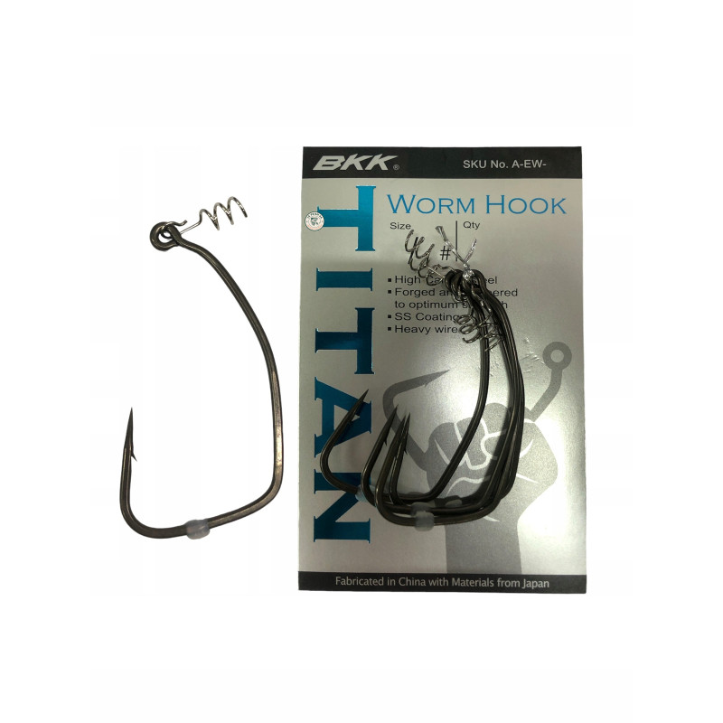 BKK Titan Rider 1/0 Worm Hook | Le Peish 64