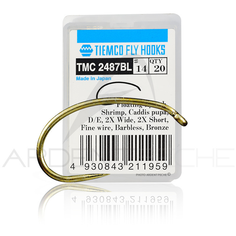 Hameçon simple TMC 2487BL #16 | Le Peish 64